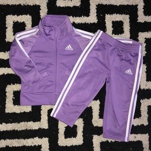 Baby Girl 2pc Adidas Track Suit 🎀